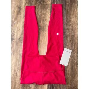 Lululemon Wunder Train High Rise 28” Pink Dragonfruit Size 4 NWT